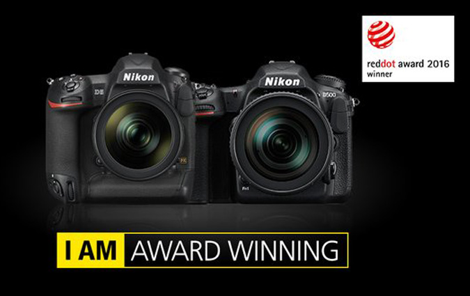 Les Nikon D5 et D500 reoivent le Red Dot Award Product Design 2016
