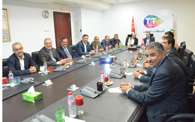 Tunisie Telecom-UGTT : Nizar Bouguila reoit Houcine Abbassi
