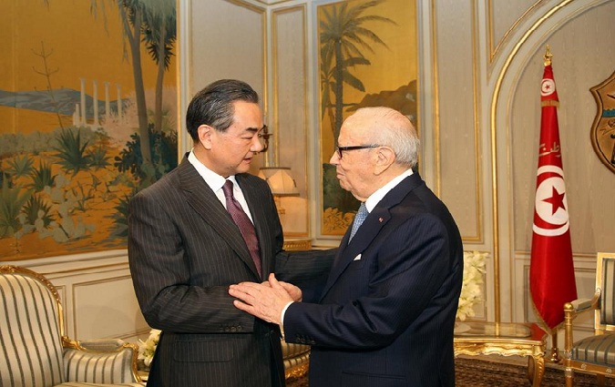Le ministre des Affaires étrangères chinois en visite officielle en Tunisie