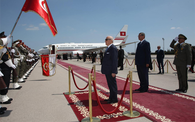 Le prsident de la Rpublique quitte la Tunisie  destination du Qatar
