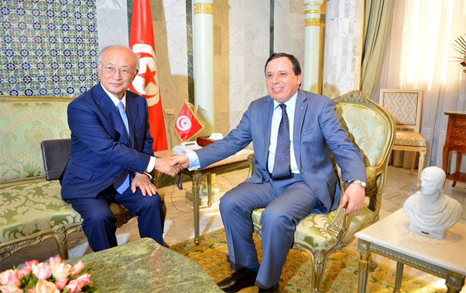 Khemaies Jhinaoui reçoit le DG de l'Agence internationale de l'énergie atomique