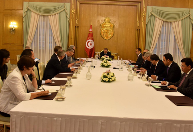 Les ambassadeurs des pays du G7 rencontrent Habib Essid
