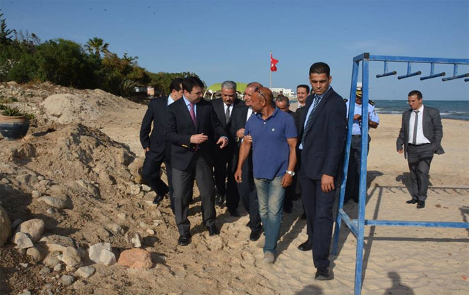 Hdi Majdoub en visite d'inspection  Nabeul et Hammamet