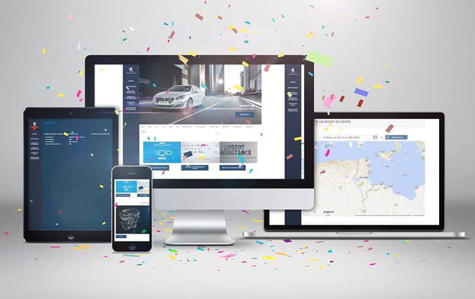 Peugeot déploie son site web restylé en avant-première en Tunisie