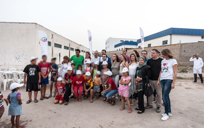 Un Iftar collectif au centre de Mnihla avec Tunisie Telecom et Oussama Mellouli