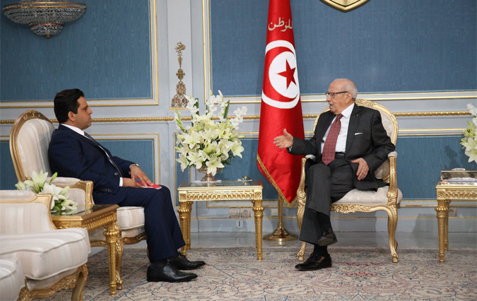 Bji Cad Essebsi reoit Slim Riahi  Carthage
