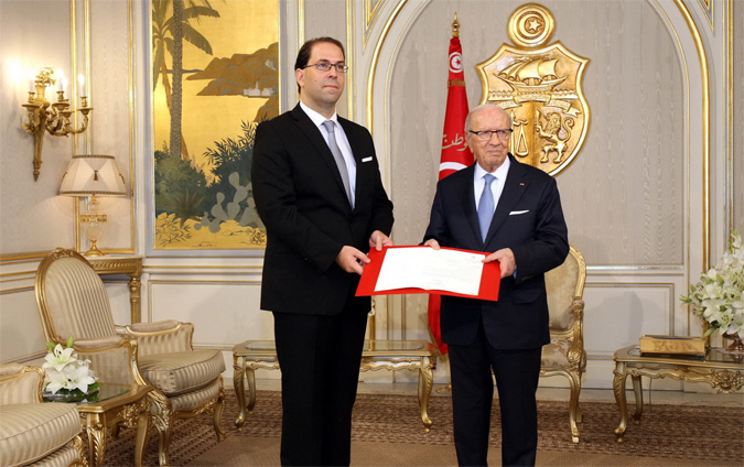 Youssef Chahed, nouveau chef du gouvernement