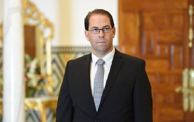Youssef Chahed flicite Noureddine Taboubi