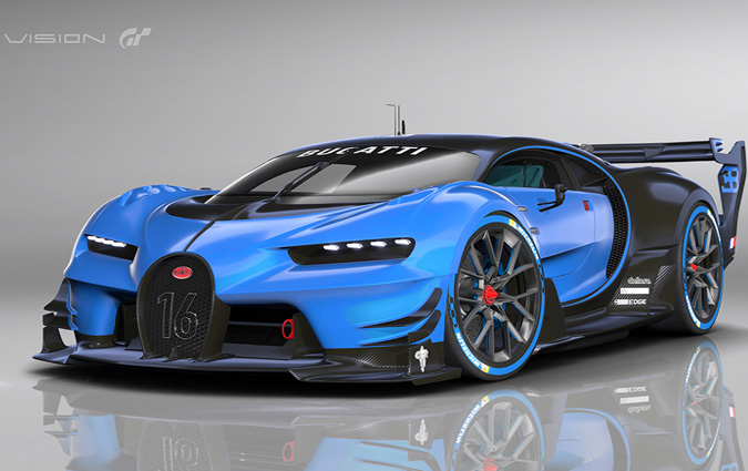 Première américaine pour la Bugatti Vision Gran Turismo