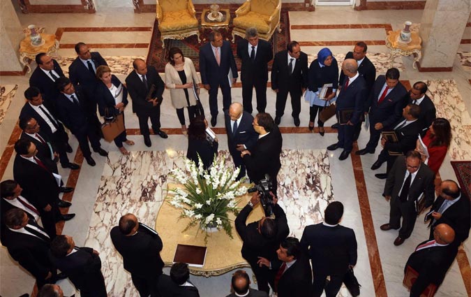 Béji Caïd Essebsi préside le premier conseil des ministres du gouvernement Chahed