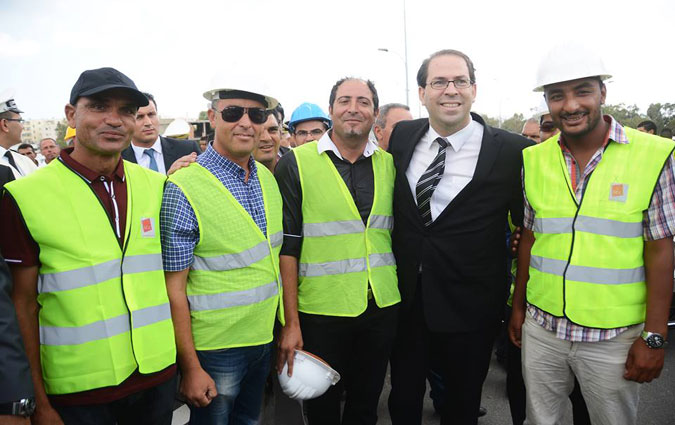 Youssef Chahed inaugure l'changeur Mahmoud El Matri  l'Ariana