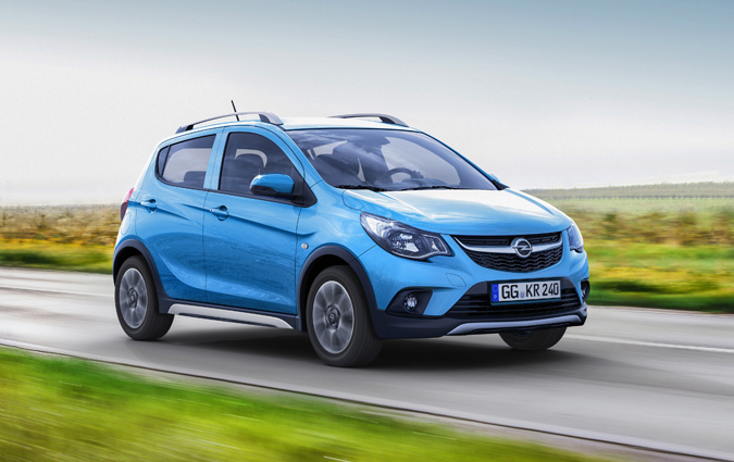 Karl Rocks, la citadine d'Opel en mode SUV présentée au Mondial de Paris