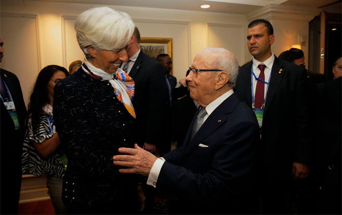 Béji Caïd Essebsi rencontre Christine Lagarde et Penny Pritzker à New York