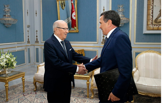 Béji Caïd Essebsi reçoit Farhat Horchani