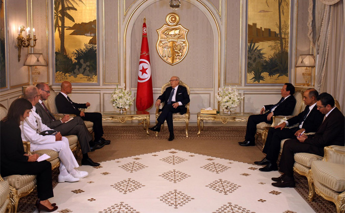 Béji Caïd Essebsi reçoit les lettres de créances de sept nouveaux ambassadeurs