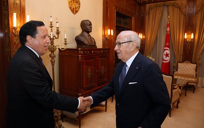 Bji Cad Essebsi reoit Khemaies Jhinaoui