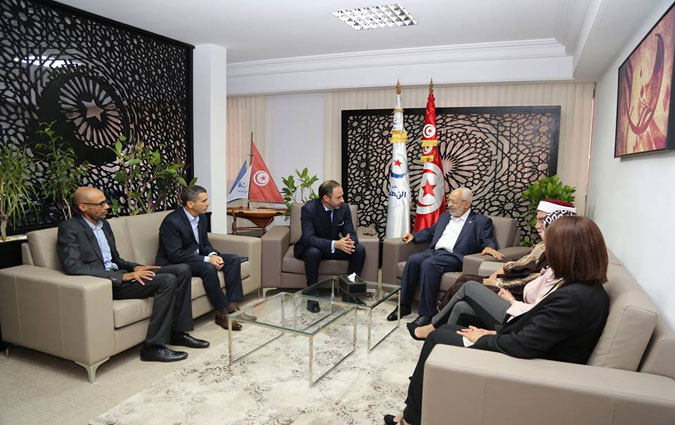 Rached Ghannouchi accueille pour la premire fois le nouvel ambassadeur de l'UE en Tunisie