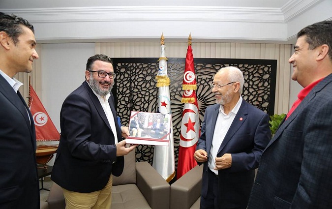 Rached Ghannouchi reoit le directeur de la section Moyen-Orient de Facebook