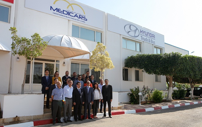 Medicars clbre l'assemblage de son 1er camion Hyundai de 7,8 tonnes