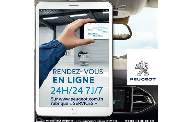 Stafim-Peugeot lance la prise de rendez-vous en ligne