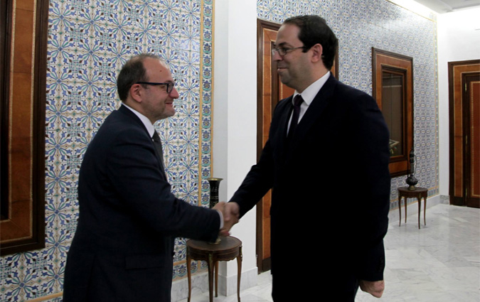 Youssef Chahed reçoit le directeur de l'AFD à la Kasbah