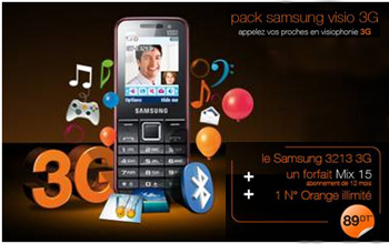 Orange Tunisie : un pack visio 3G Ã seulement 89DT avec l'offre Mix 15