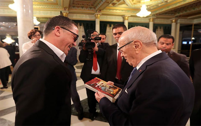 Photo du jour : Cad Essebsi, Bourguiba et le thtre
