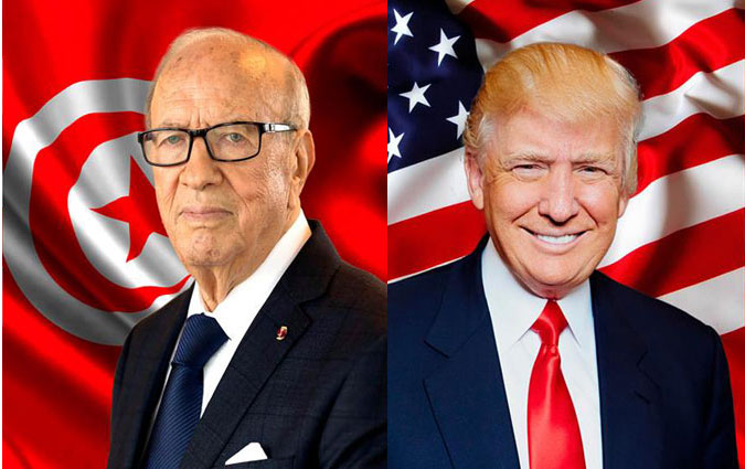Bji Cad Essebsi flicite Donald Trump