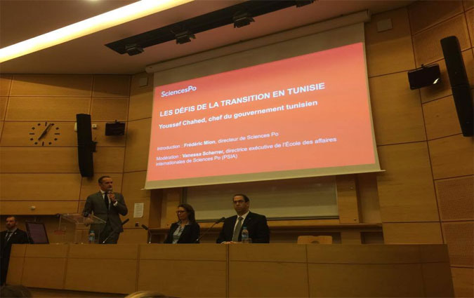 Sciences Po réserve un grand accueil à Youssef Chahed