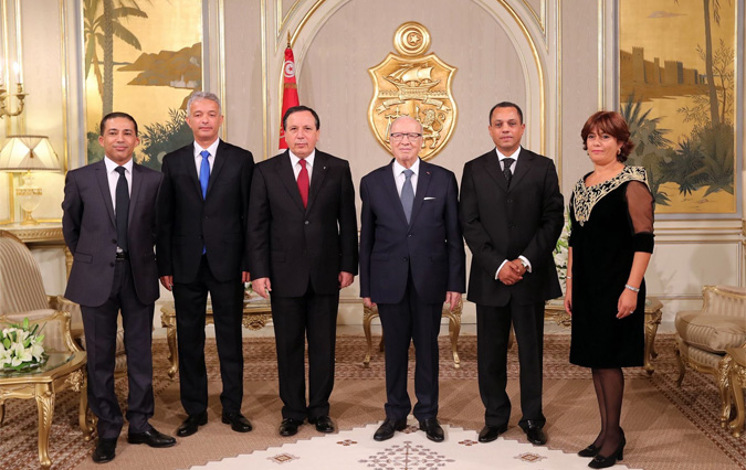 Béji Caïd Essebsi remet les lettres de créance de 4 nouveaux ambassadeurs