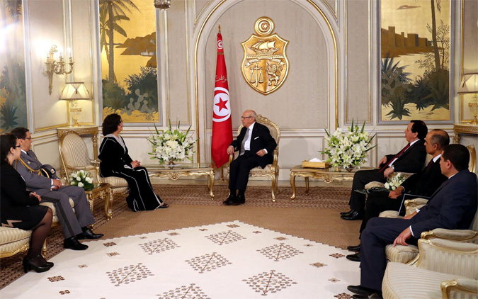 Béji Caïd Essebsi reçoit les lettres de créances de 9 nouveaux ambassadeurs
