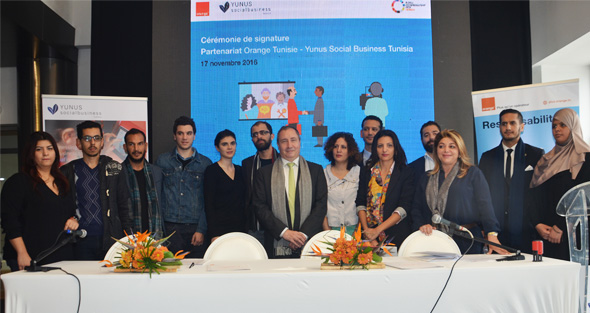 Orange Tunisie et Yunus Social Business, un partenariat pour promouvoir l'entreprenariat social