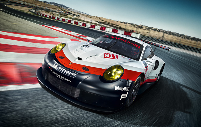 Porsche prsente son bolide 911 RSR par pour les 24 Heures du Mans

