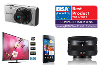 Samsung remporte 4 prix EISA