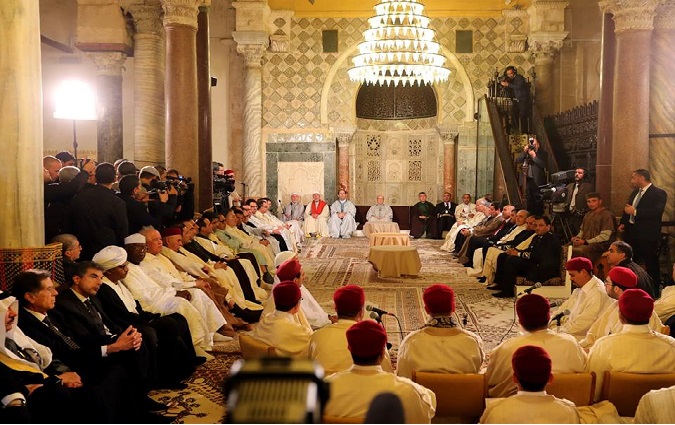 BCE et Youssef Chahed célèbrent la fête du Mouled à la Mosquée Okba Ibn Nafaâ