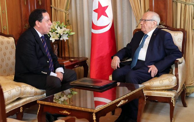 La visite du prsident Cad Essebsi en Algrie, sujet de sa rencontre avec Jhinaoui

