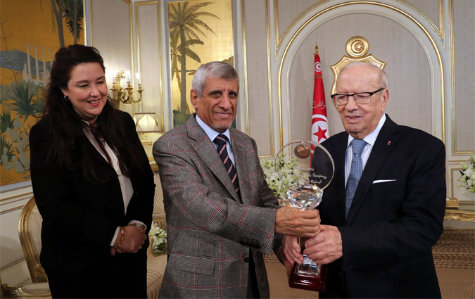 Béji Caïd Essebsi reçoit le directeur général de l'ALECSO