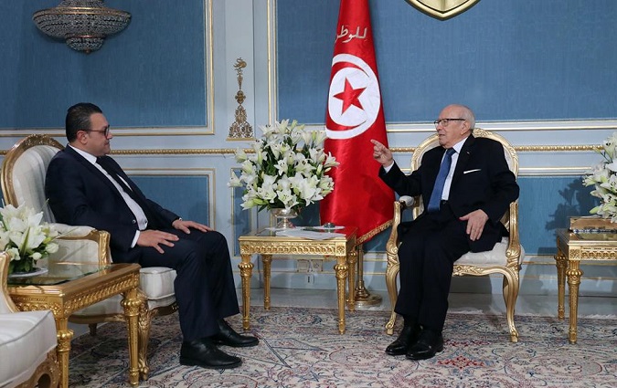 Elyes Gharbi rencontre Béji Caïd Essebsi à Carthage