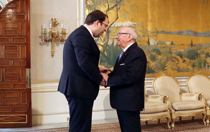 Vœux 2017 : Béji Caïd Essebsi reçoit les membres du gouvernement et les représentants diplomatiques