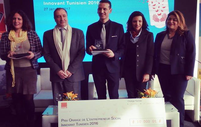 Prix POESIT : Orange et YSB Tunisie récompensent les 2 meilleurs entrepreneurs sociaux de 2016
