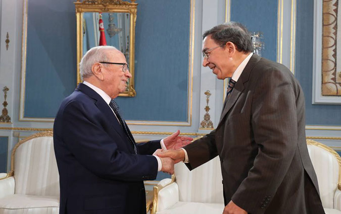 Béji Caïd Essebsi reçoit Slaheddine Jemmali