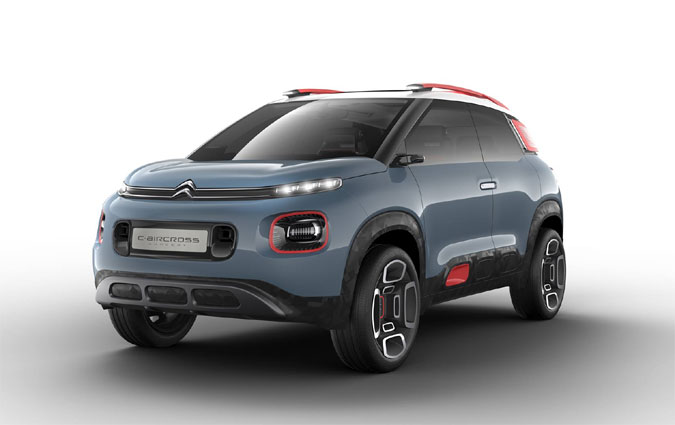 C-Aircross, le concept prfigurant le futur petit SUV de Citron