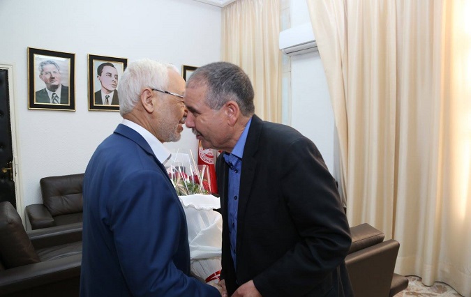 Rached Ghannouchi félicite Noureddine Taboubi
