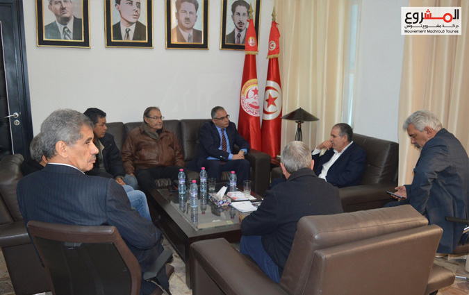 Le remaniement ministériel, objet d'une rencontre entre Mohsen Marzouk et Noureddine Taboubi