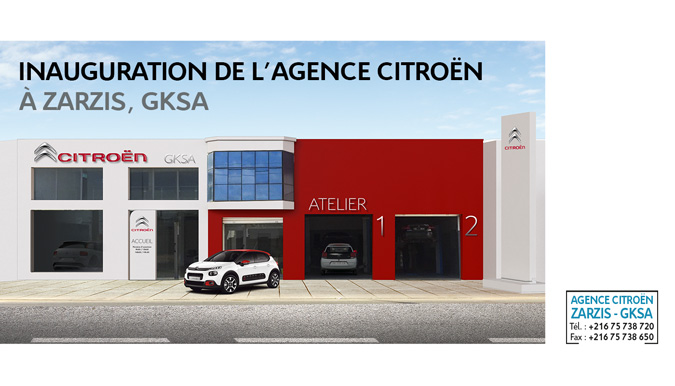 Bienvenue au nouveau point de vente de Citroën à Zarzis !