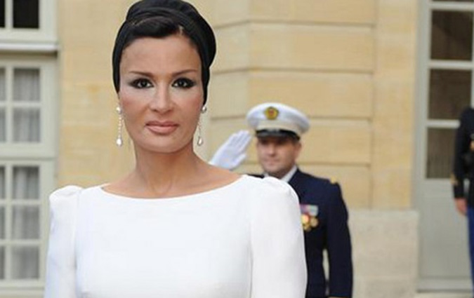 Cheikha Mozah en visite en Tunisie le 13 mars 2017