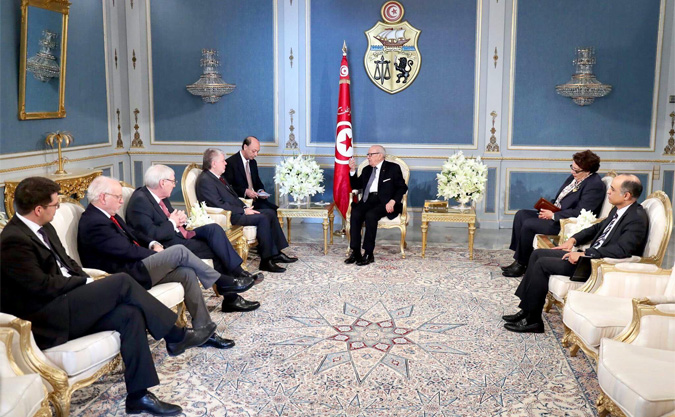 Béji Caïd Essebsi reçoit Kurt Beck