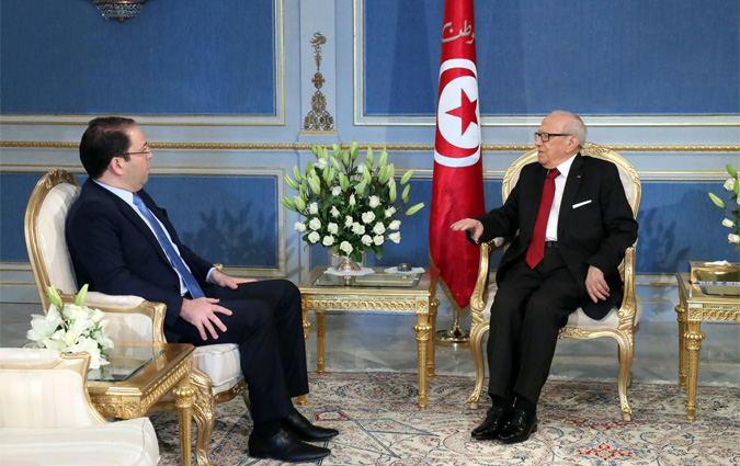Le président de la République reçoit Youssef Chahed à Carthage