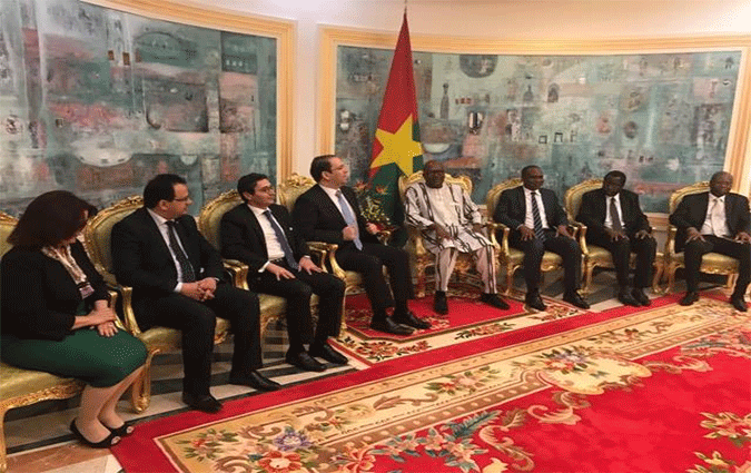 Youssef Chahed reçu par le président de la République burkinabé