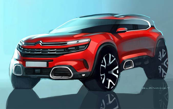 Citroën lance une offensive SUV au Salon de Shanghai 2017